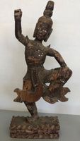 Asiatische Buddha Holz Skulptur