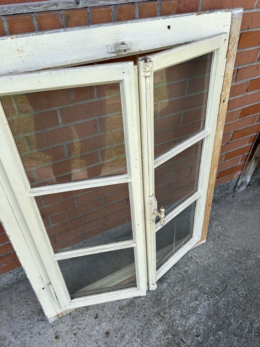 Finestre: Antikes Doppelfenster, Jugendstil,  91cm 115 cm – Usato da Gwatt (Thun) venduto da ate_6ng8 1