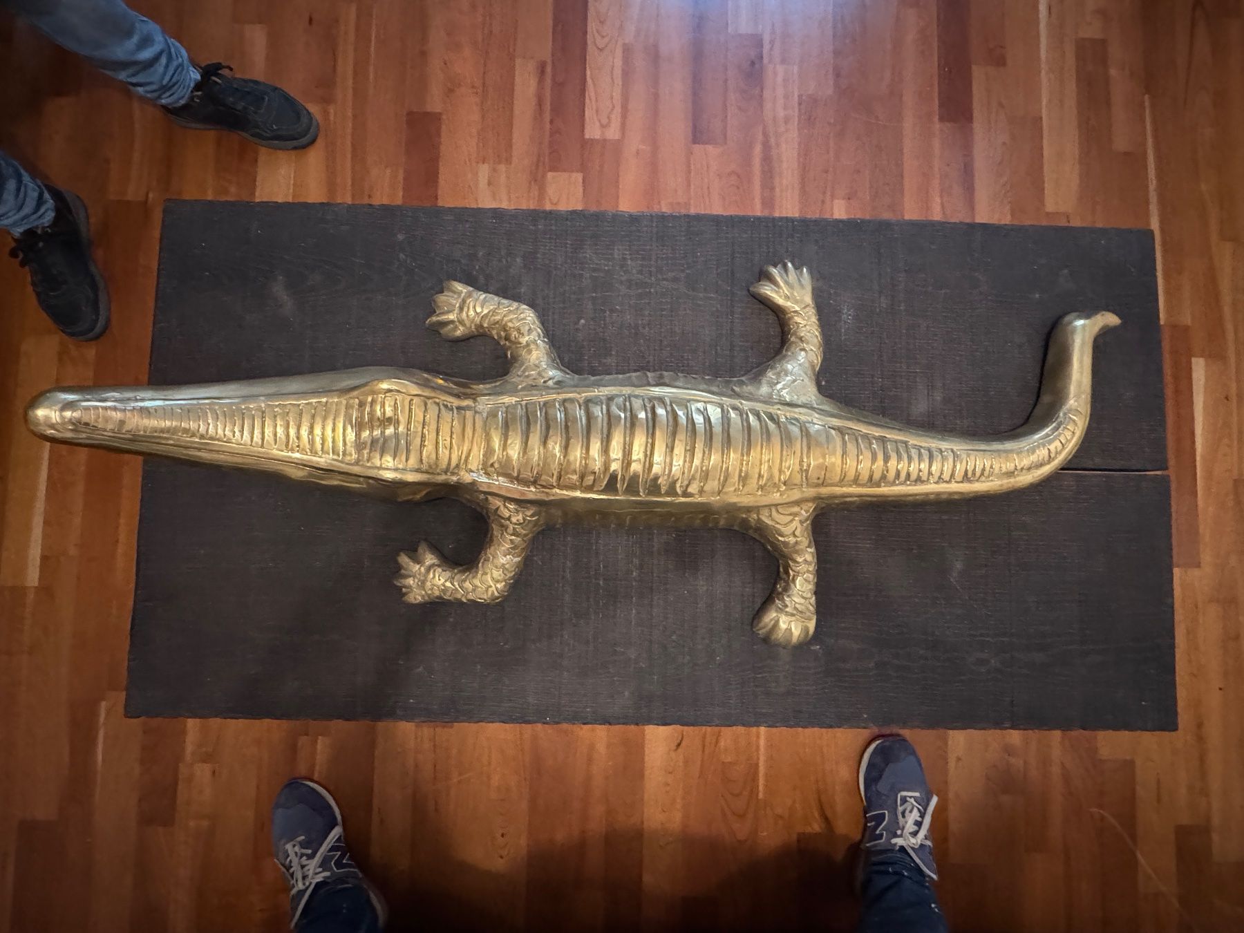 Sculture & Statue: Krokodil aus Messing 19 Kg – Usato da Horgen venduto da Auction-Kings 3