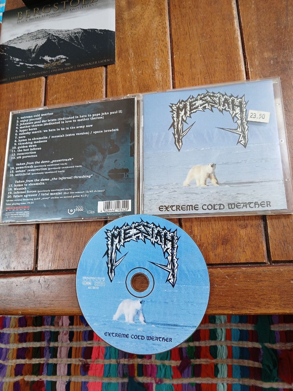 CD: messiah- Extreme... – Usato da St-Cergue venduto da VeganWarrior