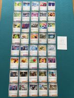 Pokemon Karten, Set mit Trainer 40 Stk. von 2025/26 EN + DE