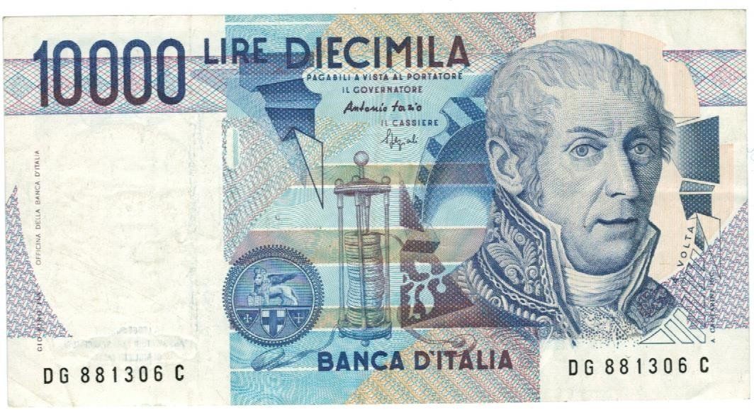 Banknote Italien 10'000 Lire 1984 (Gebraucht) in Zürich für CHF 2 – mit ...