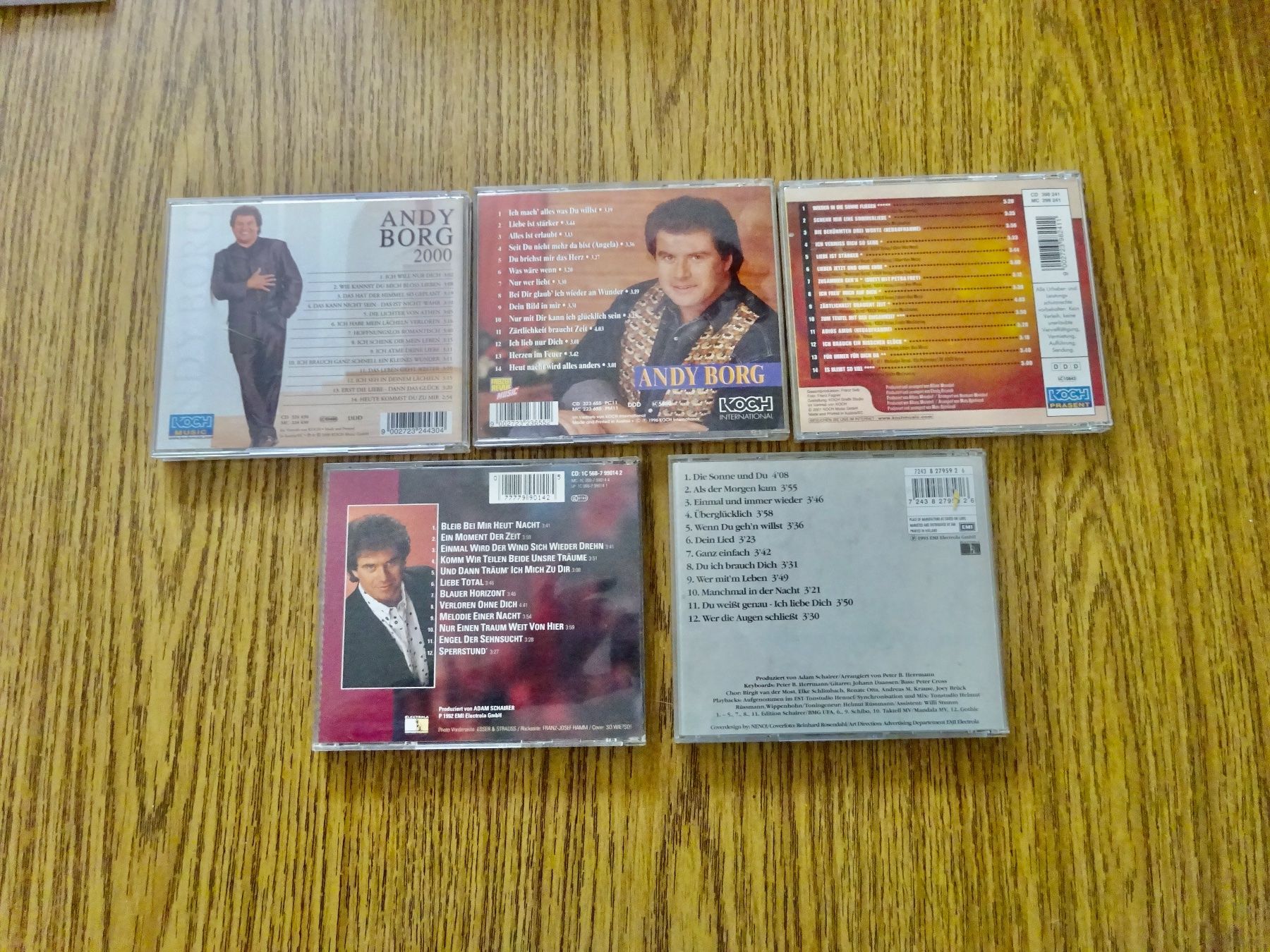 CD: 5 Musik CD`s ANDY BORG ! – Nuovo (secondo la descrizione) da Kaltbrunn venduto da Wigwam7 2