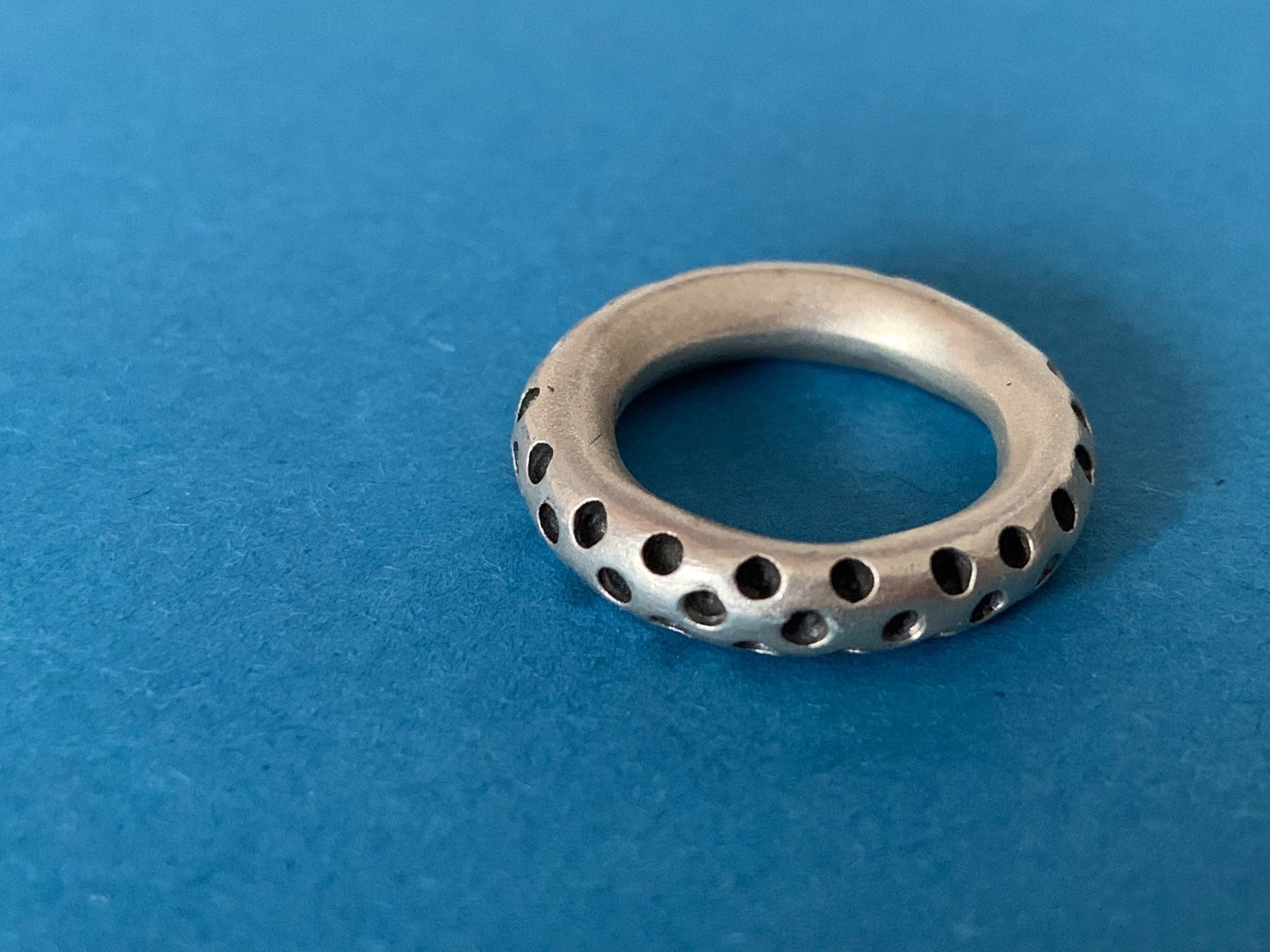 Anelli: Silberring PUNKTE sterling (50) – Usato da Dittingen venduto da Bellevista 1