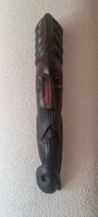 Holzmaske, Wandmaske, Handarbeit, 64cm