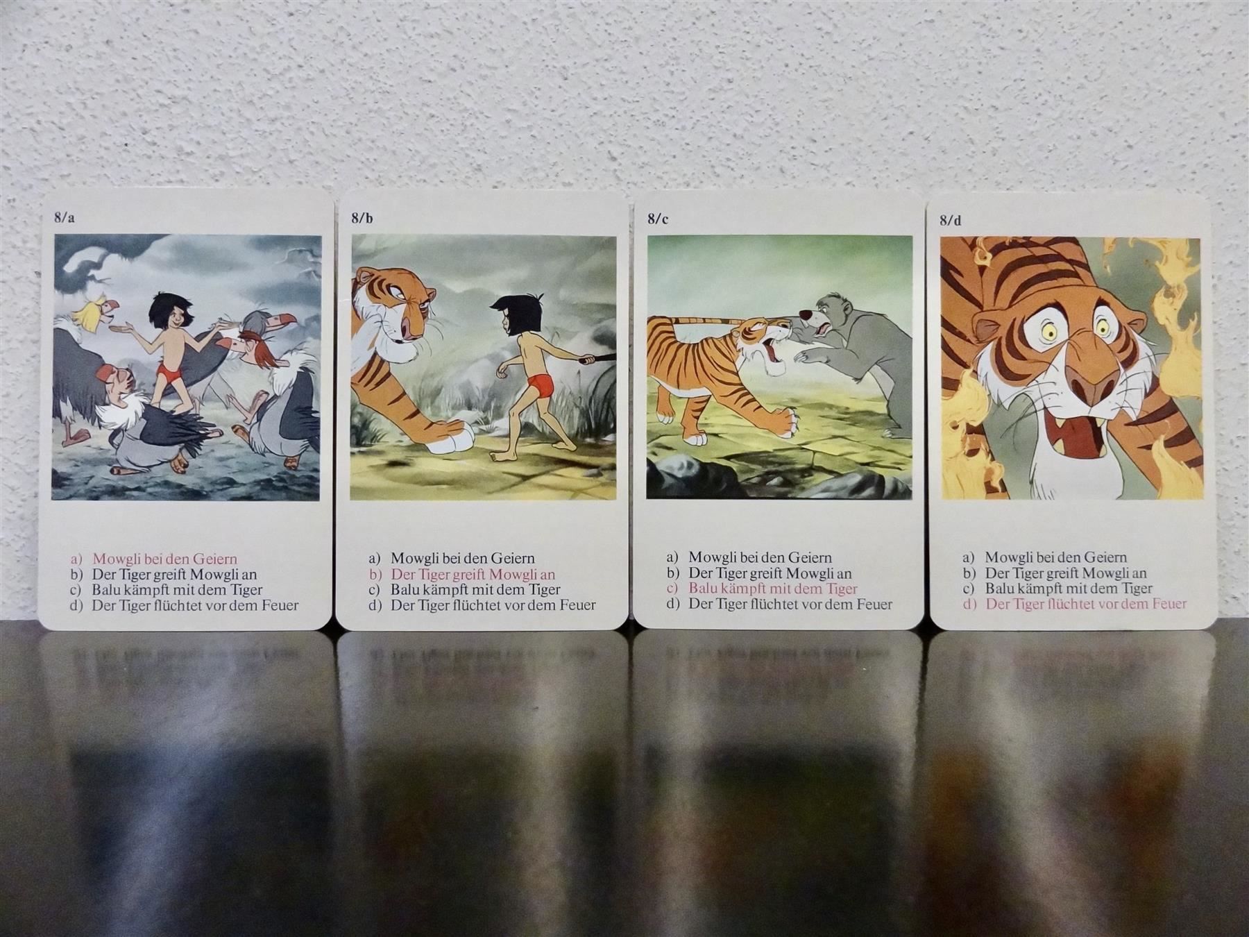 Giochi: altes Quartett DAS DSCHUNGELBUCH 1969 – Usato da Kerzers venduto da wisaundso 8