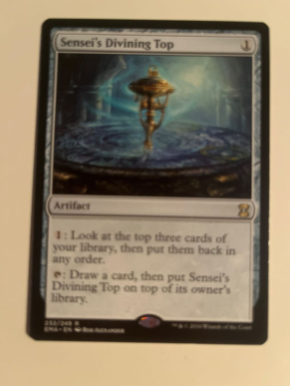 Magic The Gathering Cartes à collectionner: 1 x Sensei's Divining Top - Magic: The Gathering - MtG – D'occasion à Kriens par Shadi1980