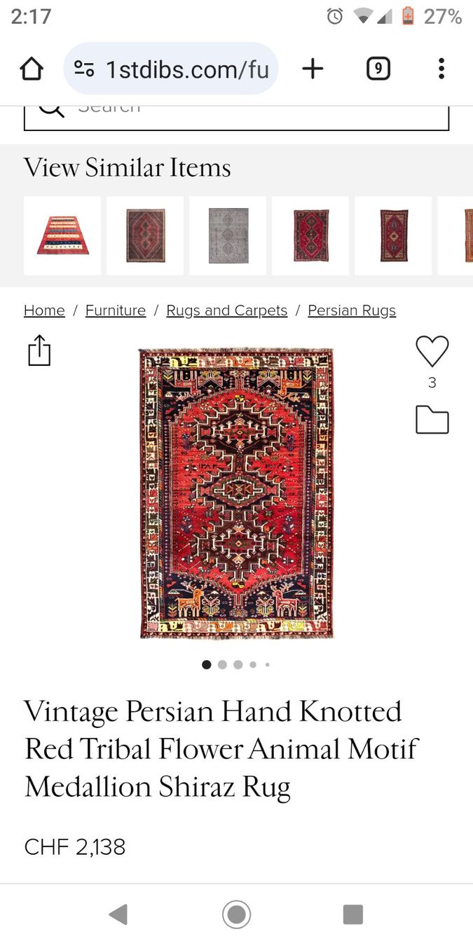 Teppiche: Original 40 year old Persian rug - can be visited - excellet – Gebraucht aus Dübendorf von rol_fm6d 4