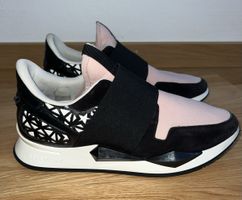 Givenchy Leather Sneakers Black/Pink, Size 40