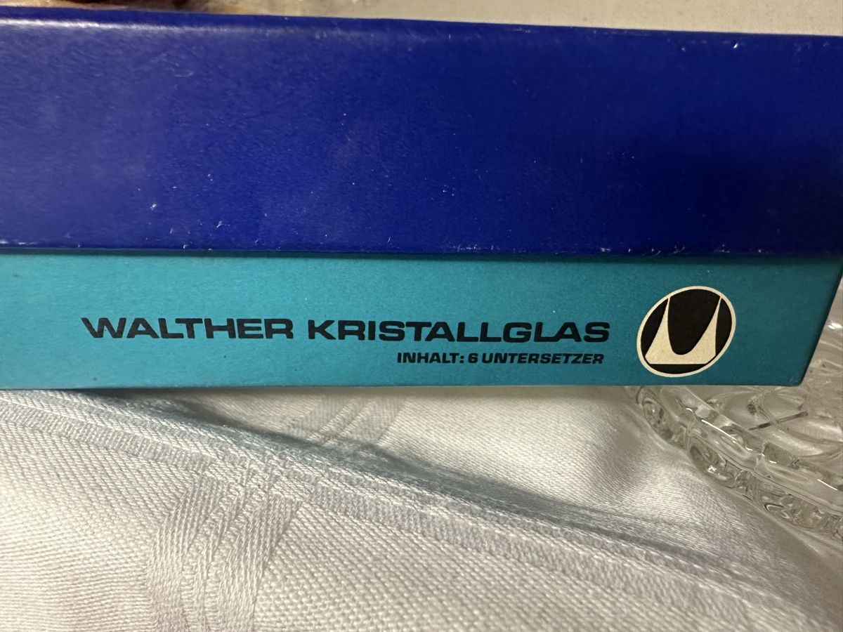 Bicchieri: Walther Kristallglas 6 stk Neu – Nuovo e nell'imballaggio originale da Sevelen venduto da Stopglobal. 5