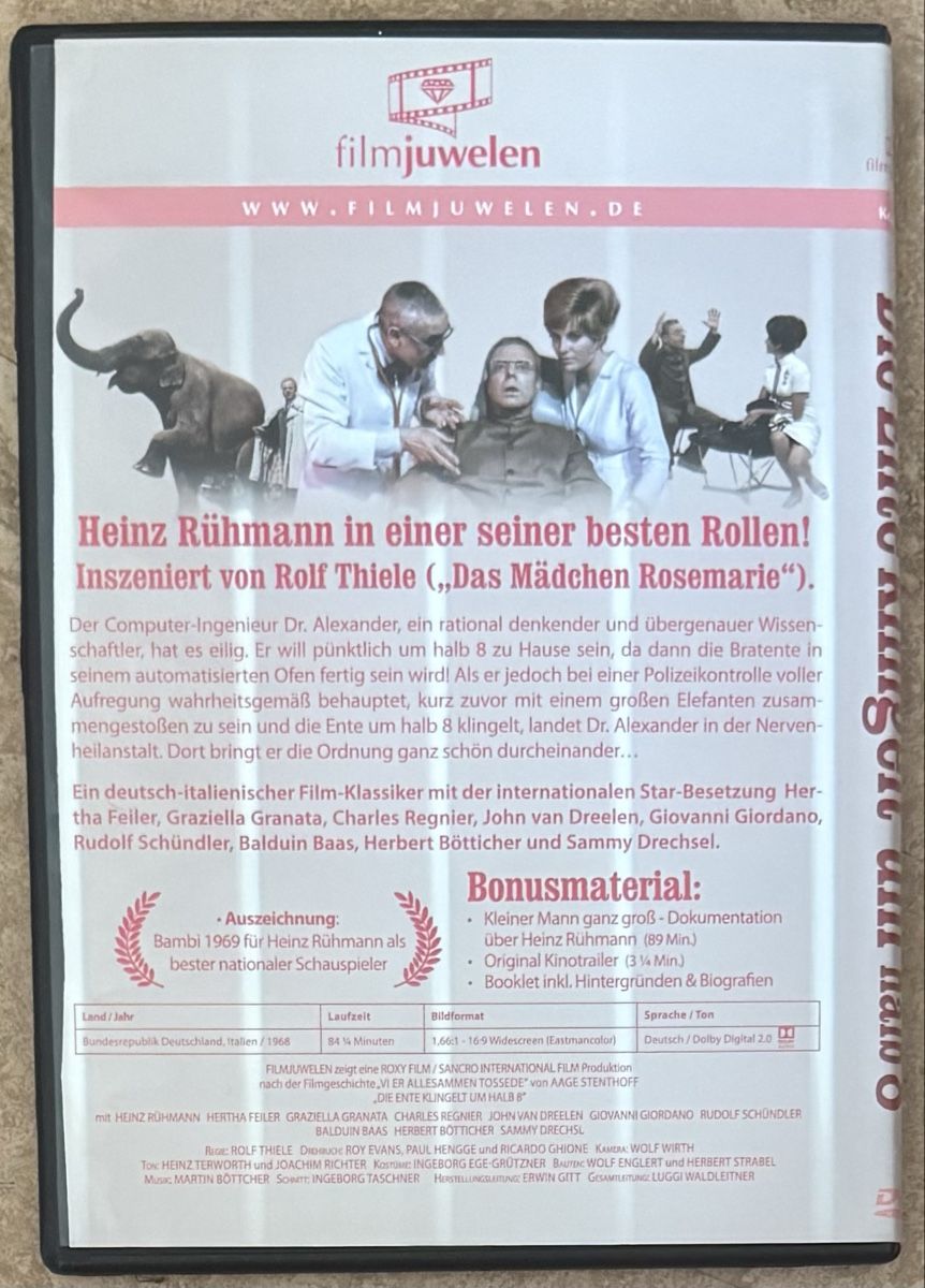 Tutti i DVDs: DIE ENTE KLINGELT UM HALB 8 – Nuovo (secondo la descrizione) da Dietikon venduto da AndreaSch01 1