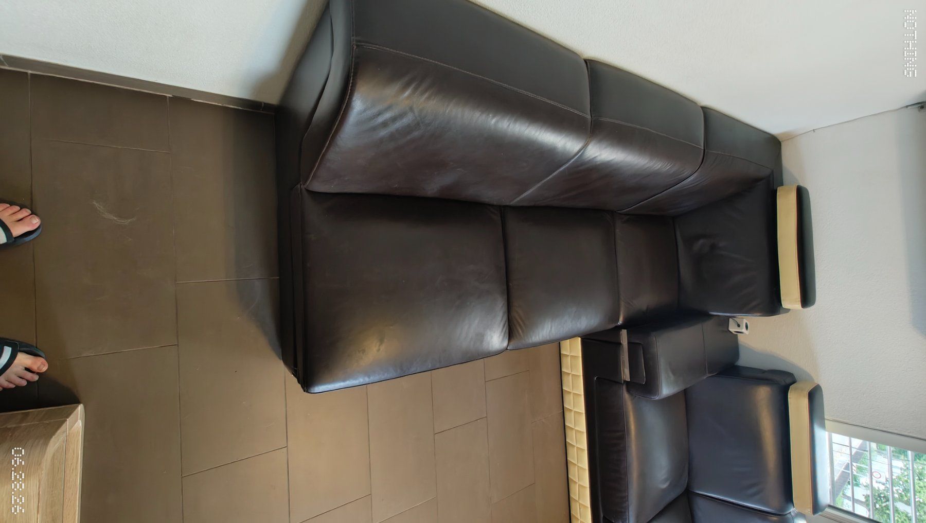 Divani: Grosses Ledersofa – Usato da Hausen venduto da Tebbits 2