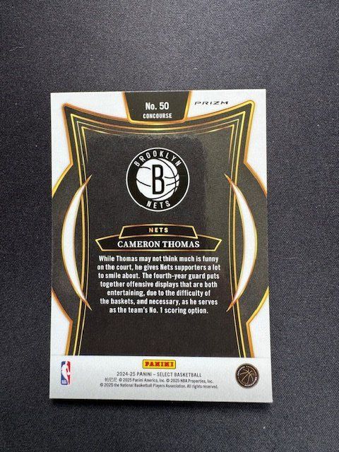 Panini Carte collezionabili: Cameron Thomas 2024-25 Panini Select Orange Flash Prizm – Nuovo (secondo la descrizione) da Gals venduto da Leubathi 1