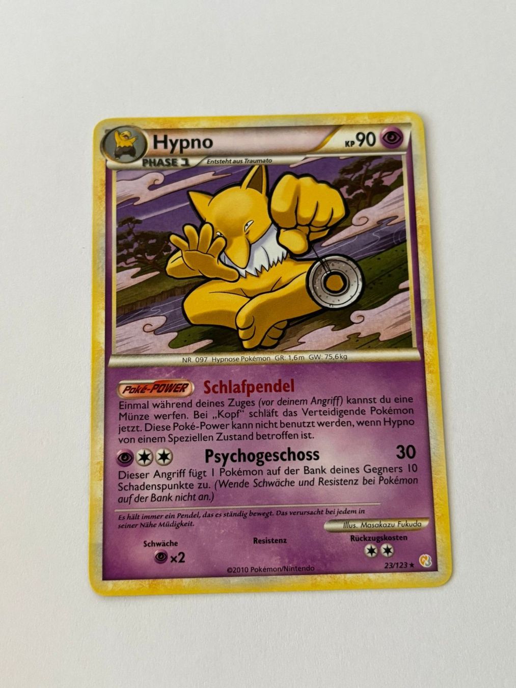 Pokémon Carte collezionabili: Pokemon-Karte Hypno 23/123 – Usato da Herisau venduto da Seyashop1
