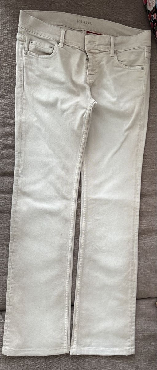 Prada Jeans: Original Stylish Off-White Prada Jeans - Size 28 – Nuovo (secondo la descrizione) da Wallisellen venduto da Corinne.- 6