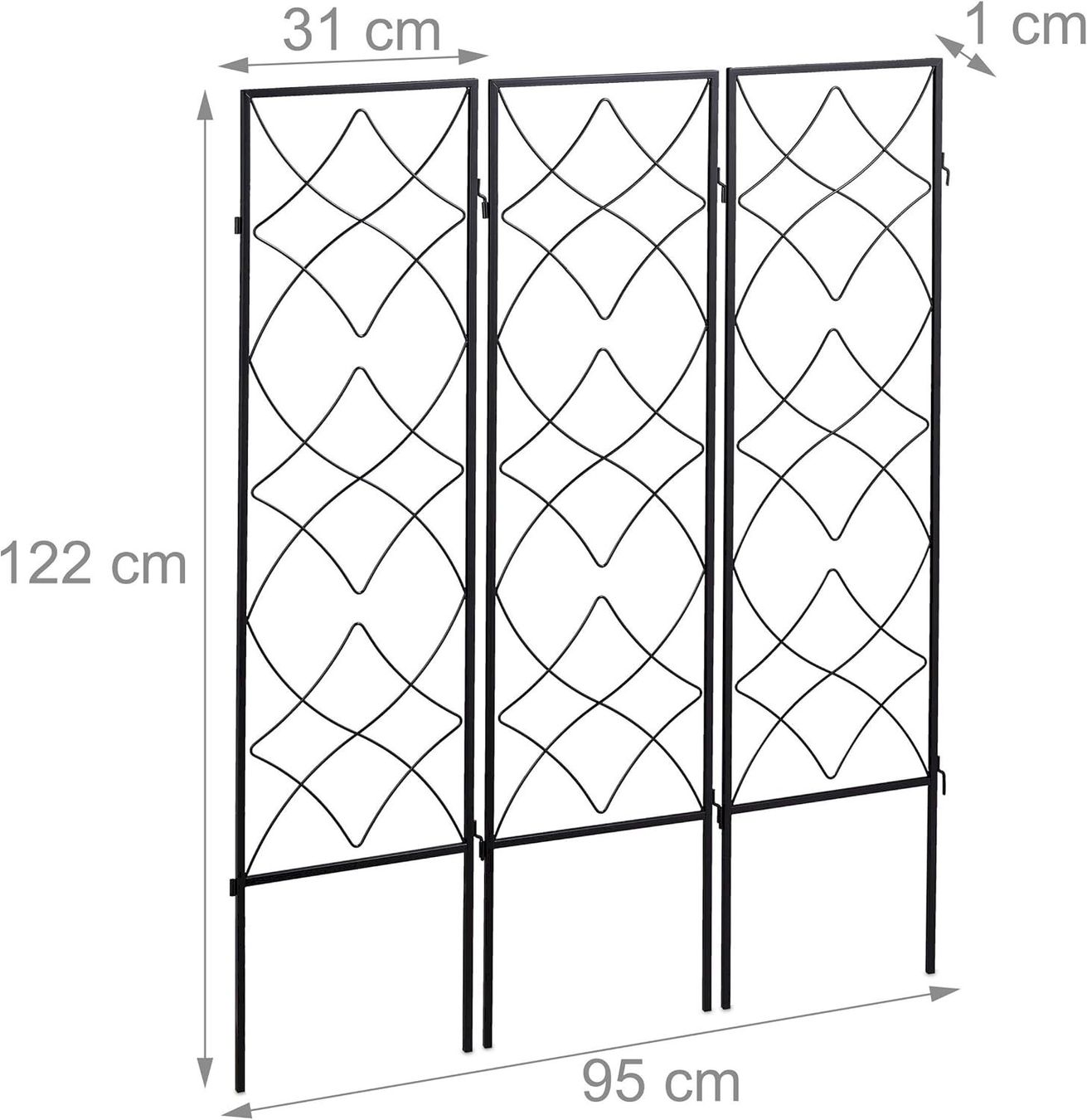Altre Decorazioni per giardino: 9x Rankgitter 122x31x1cm – Nuovo e nell'imballaggio originale da Bottighofen venduto da zaap 1
