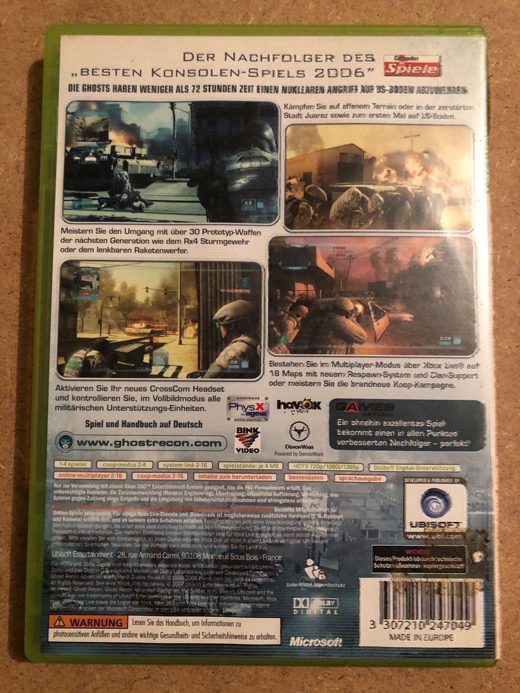 Giochi: Ghost Recon 2 Advanced Warfighter – Usato da Kestenholz venduto da Mad18 1
