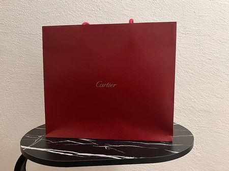 Cartier Tasche mit Broschüre
