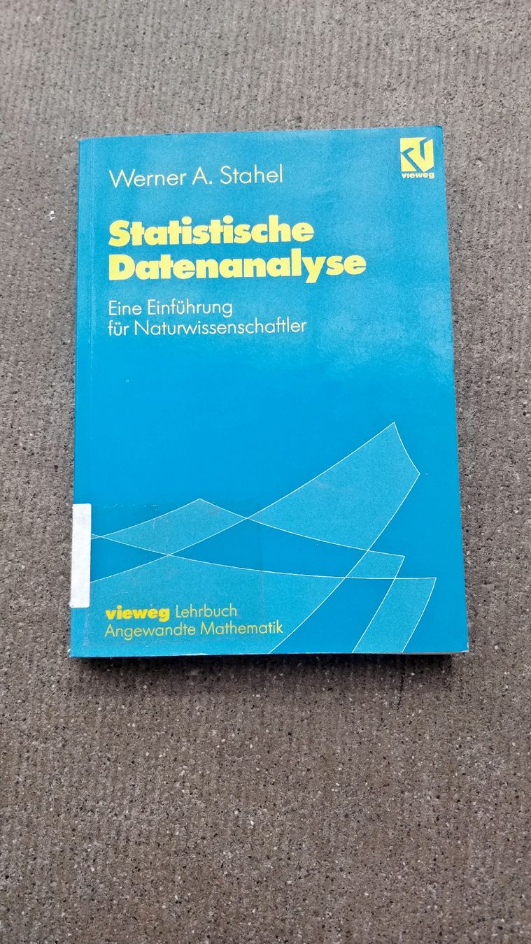Libri: Stochastische Datenanalyse Werner Stahel – Usato da Flawil venduto da rcnkr