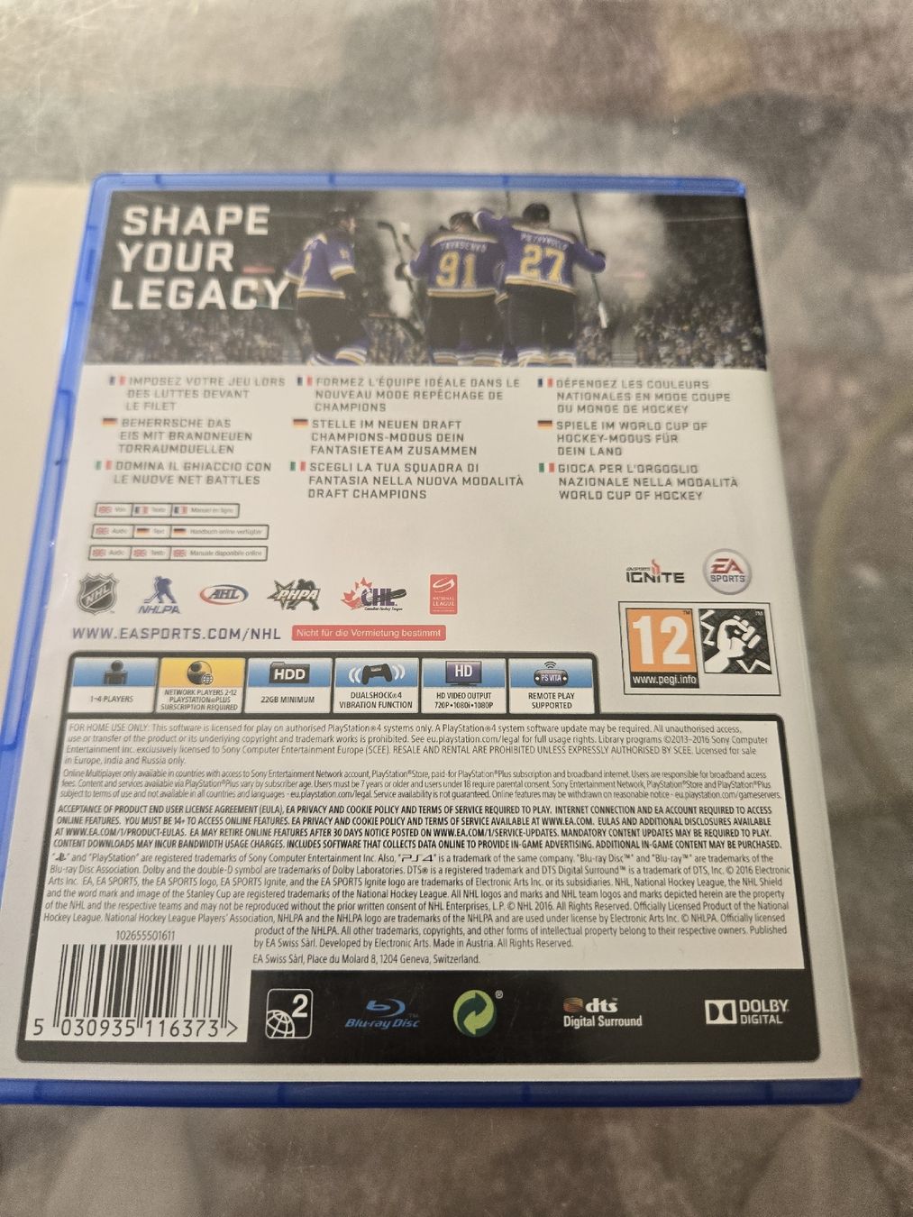 Spiele: NHL 17 PS4 – Gebraucht aus Bussigny von Kfdlt 1