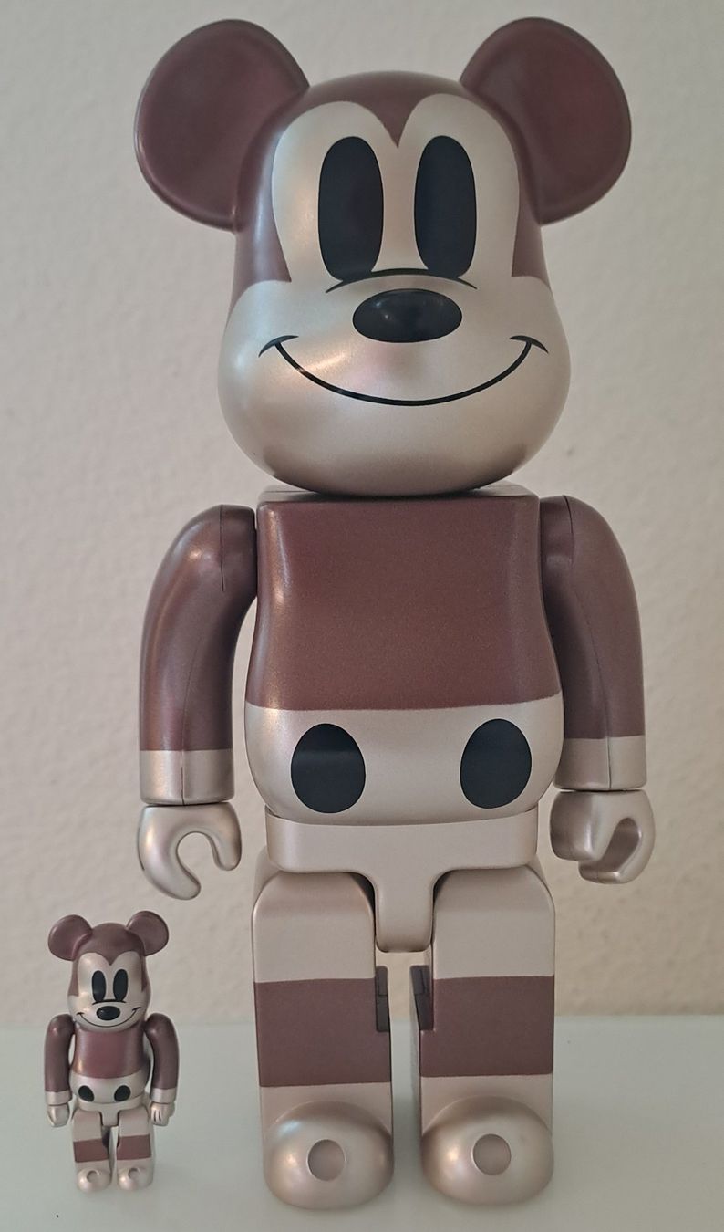 Medicom Toy Statuette: BEARBRICK FIGUR 400% + 100% – Nuovo e nell'imballaggio originale da Wallisellen venduto da monbijoux009
