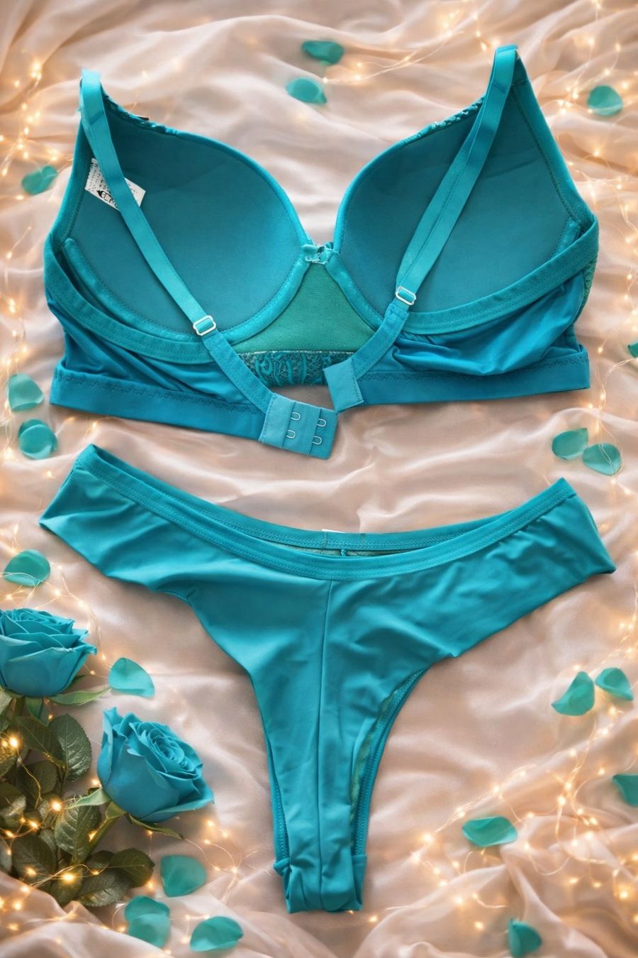 Altra biancheria intima: Ensemble lingerie turquoise dentelle - Taille 38/M! – Nuovo e nell'imballaggio originale da La Chaux de fonds venduto da Folylove 1