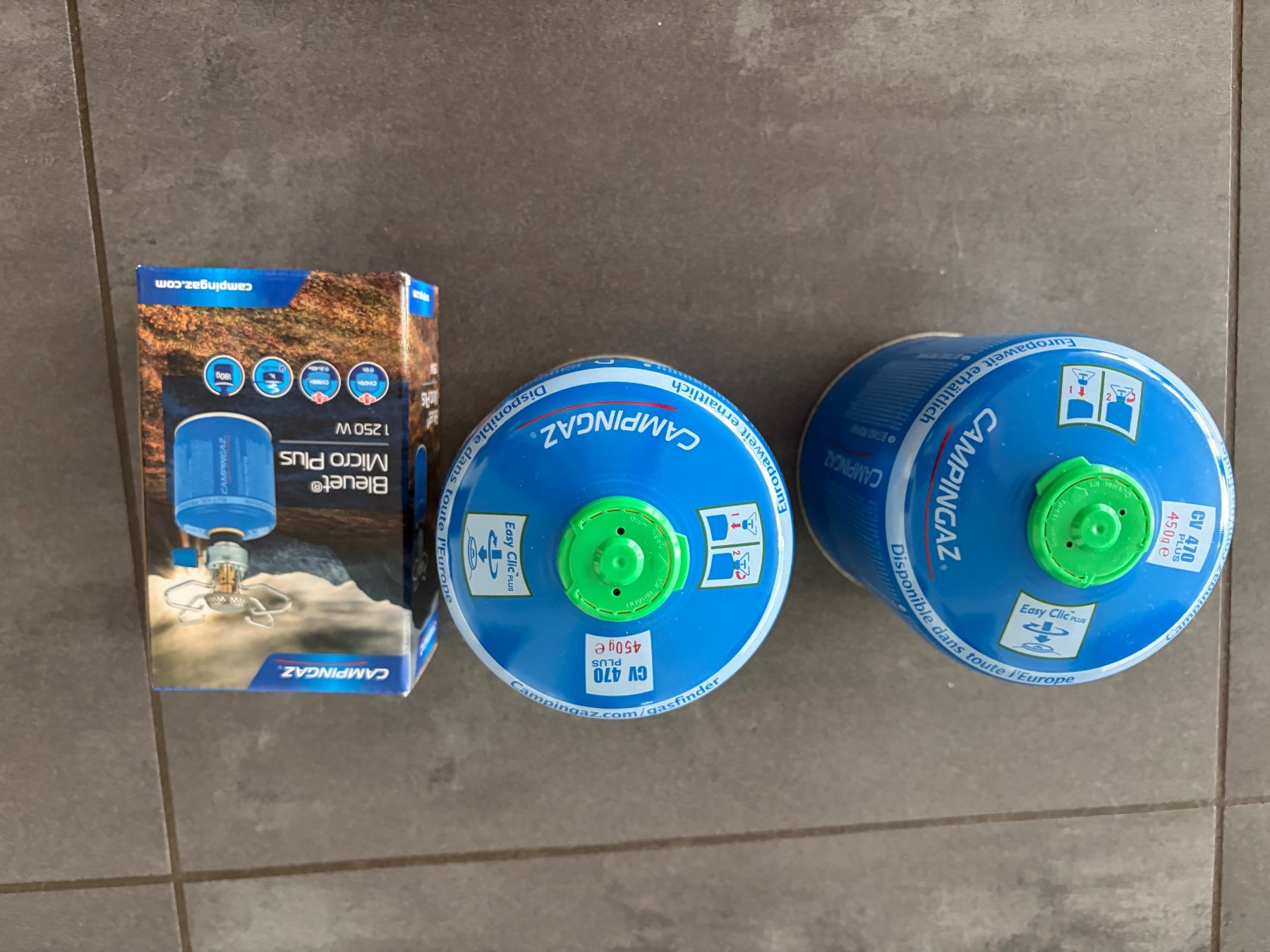 Campingaz Casseroles: Bleuet Micro Plus Campinggaz-Rechaud mit 2 Kartuschen – Neuf avec emballage d'origine à Eggenwil par art_2z2k