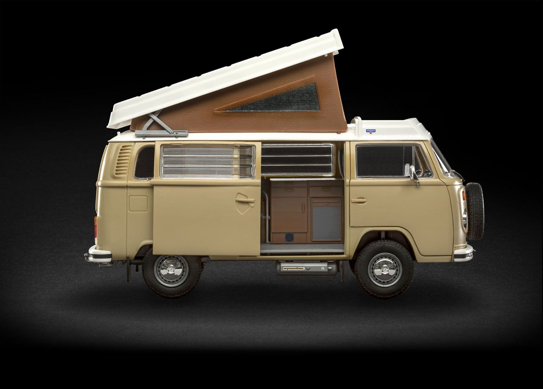 Revell Modellautos: VW T2 Camper von Revell, 1:24 – Neu und originalverpackt aus Lenk im Simmental von trampeltier61 3
