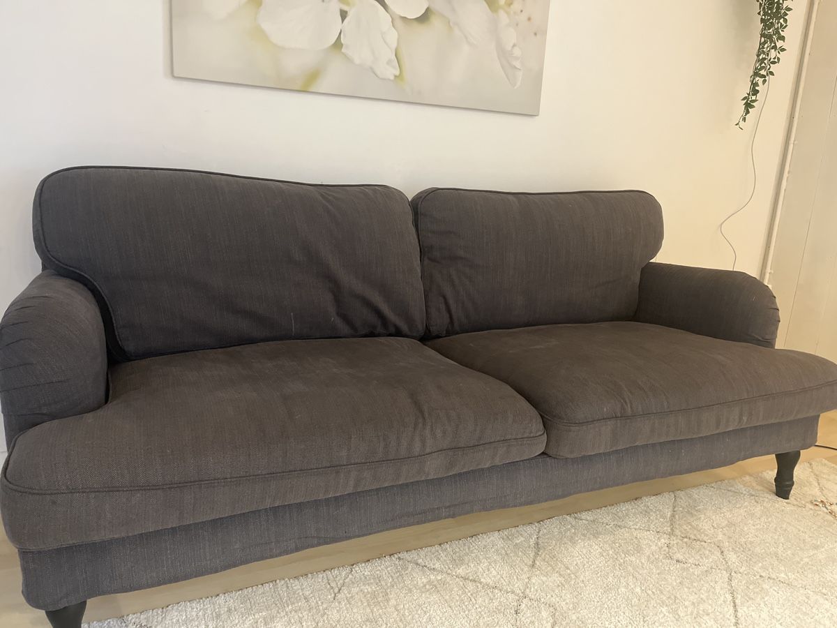 Ikea Sofas: Gemütliches Sofa/Couch, dunkelgrau, Bezug waschbar! – Gebraucht aus Au / ZH von Felipe_londono