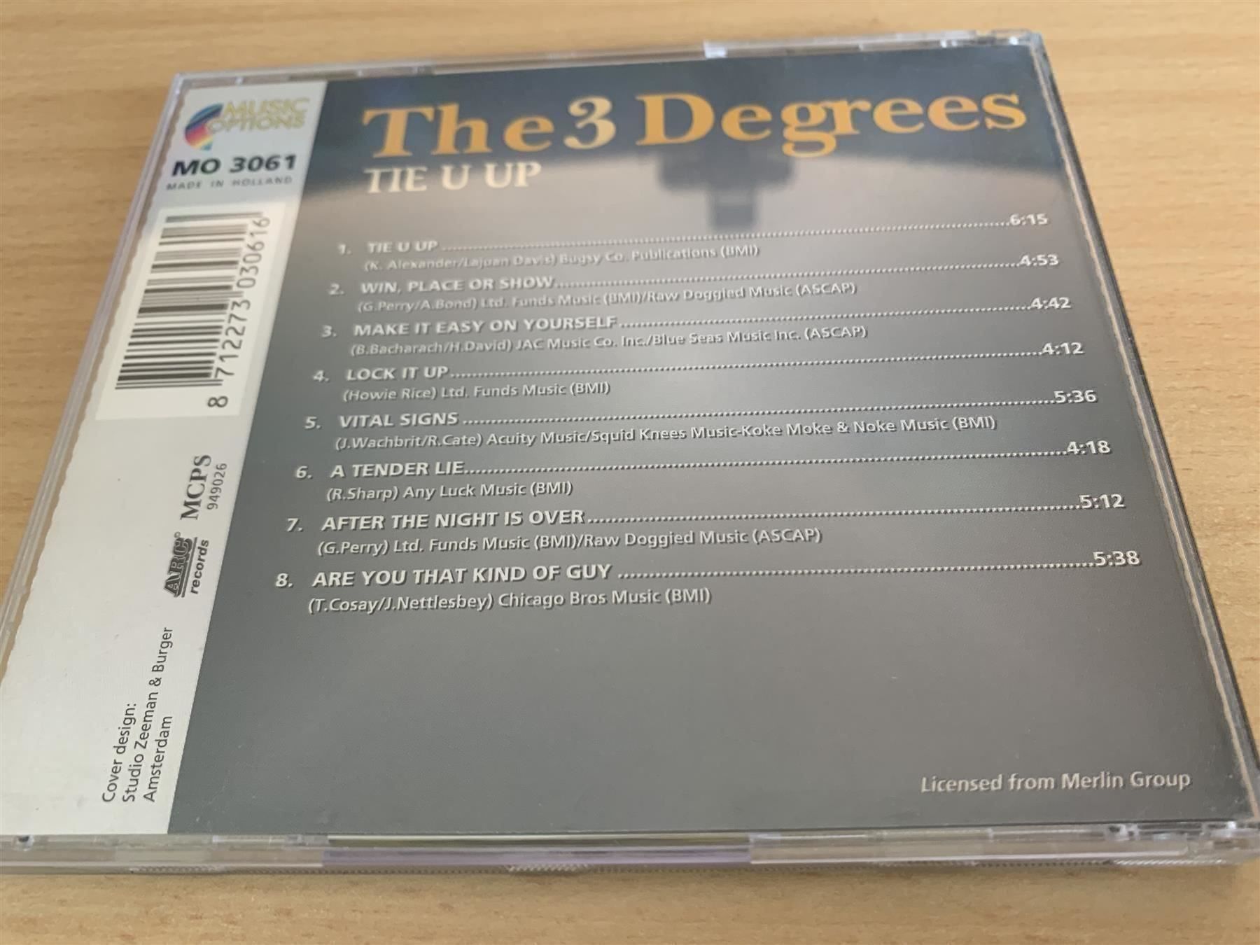 CDs: The 3 Degrees – Tie U Up – Gebraucht aus Rikon im Tösstal von Alpenmutz 1