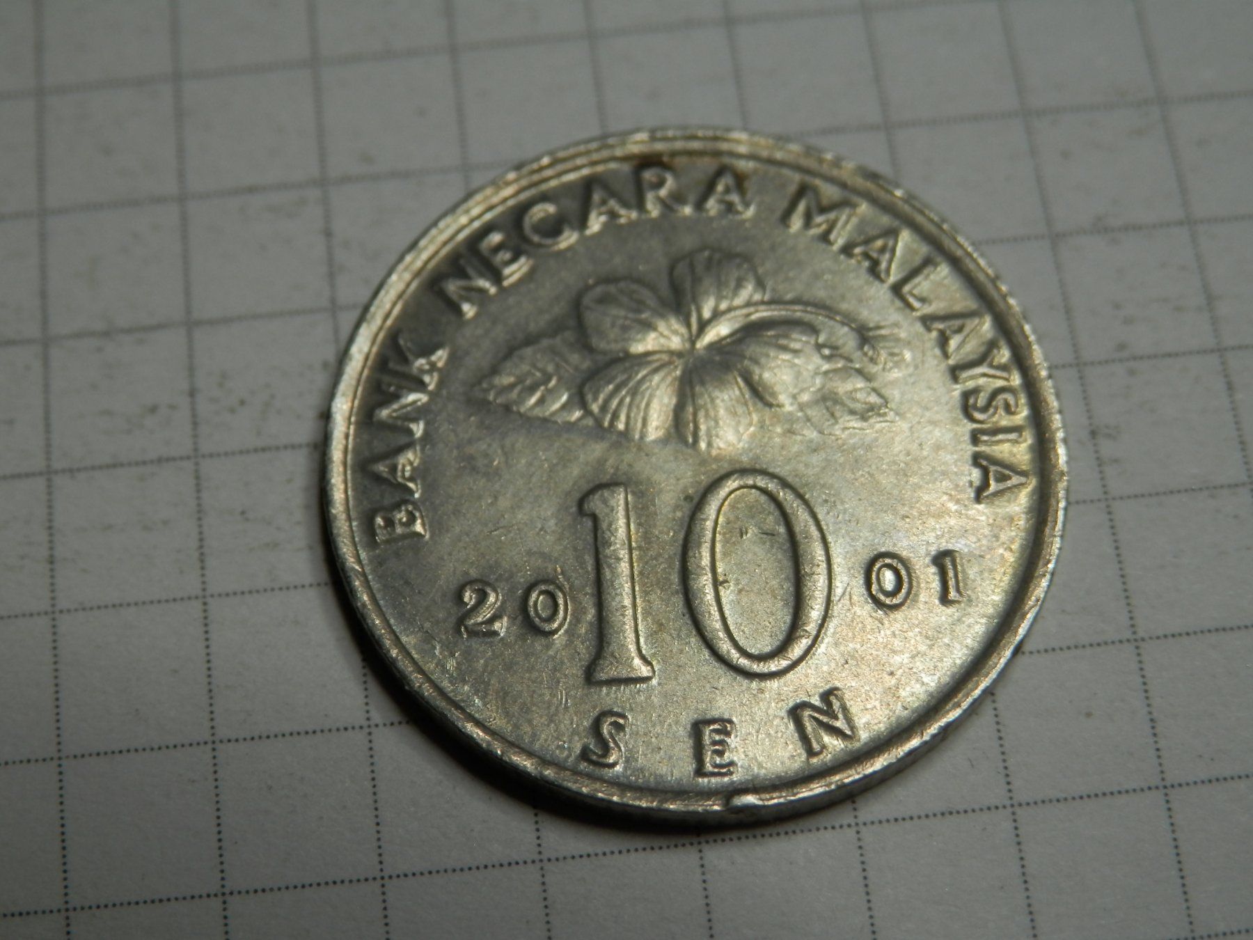 Tutti le monete: Malaysia 10 Sen, 2001 – Usato da Weiach venduto da weiach81