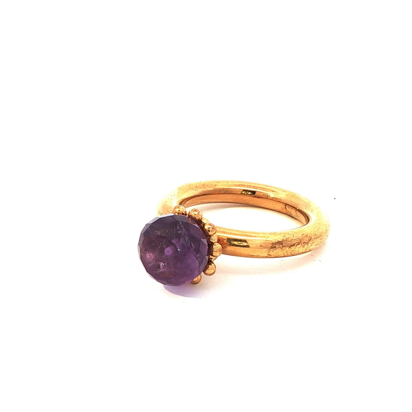 Olga Ribler Anelli: Edelstahl pneu Ring mit Amethyst Ringgrösse 61 – Nuovo (secondo la descrizione) da Luzern venduto da Schmuckoutlet 3