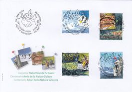 1168-1171 FDC Einzelmarken TVN, Vollstempel Bern 6.9.2005 C6