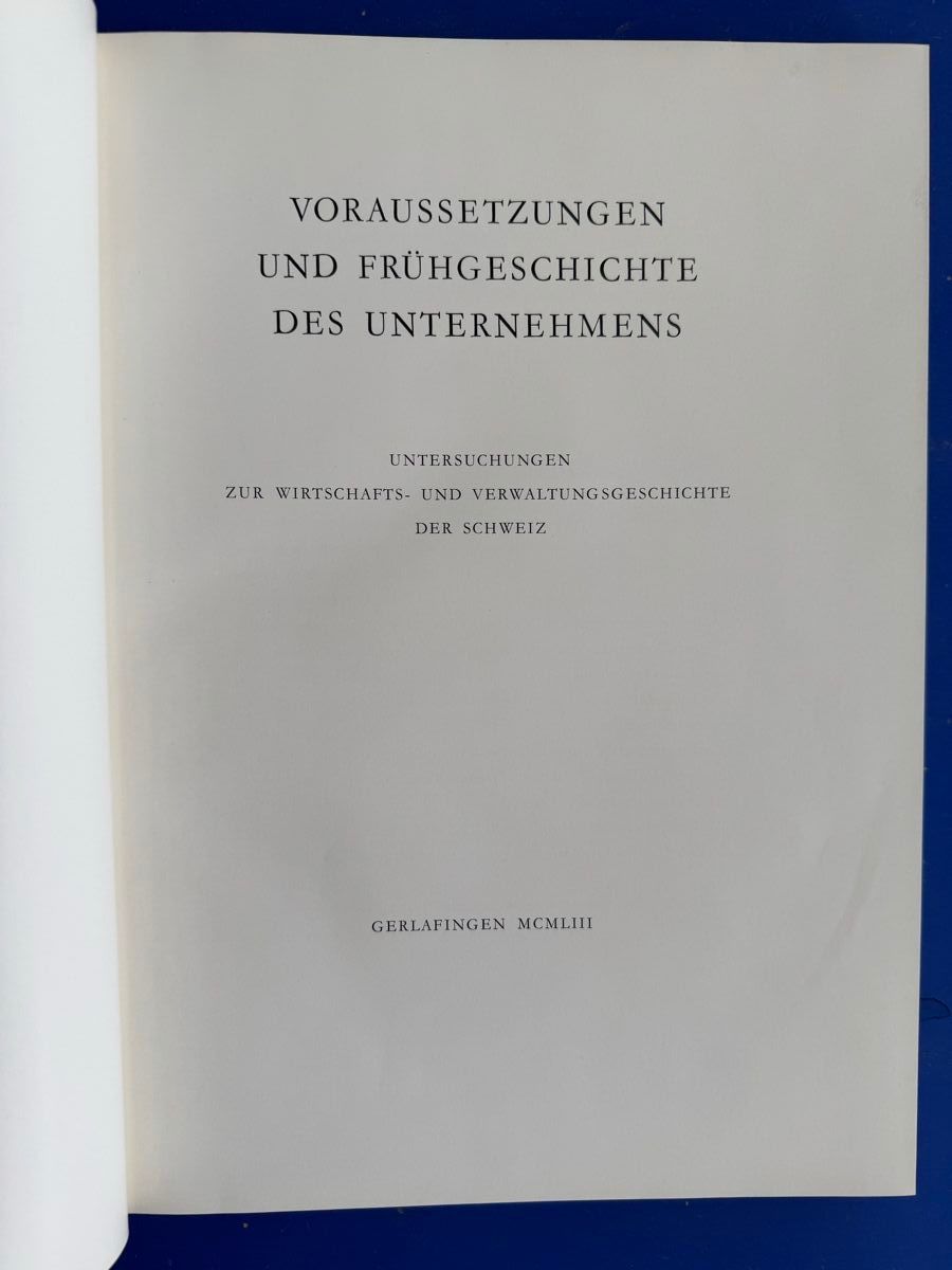 Libri: Geschichte der Ludwig von Roll'schen Eisenwerke. 2 Bände – Usato da Adliswil venduto da buch_und_kunst 2