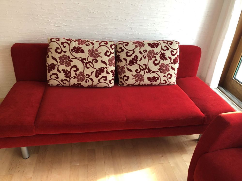 Schlafsofa gebraucht inkl Sessel, Kissen Kaufen auf Ricardo