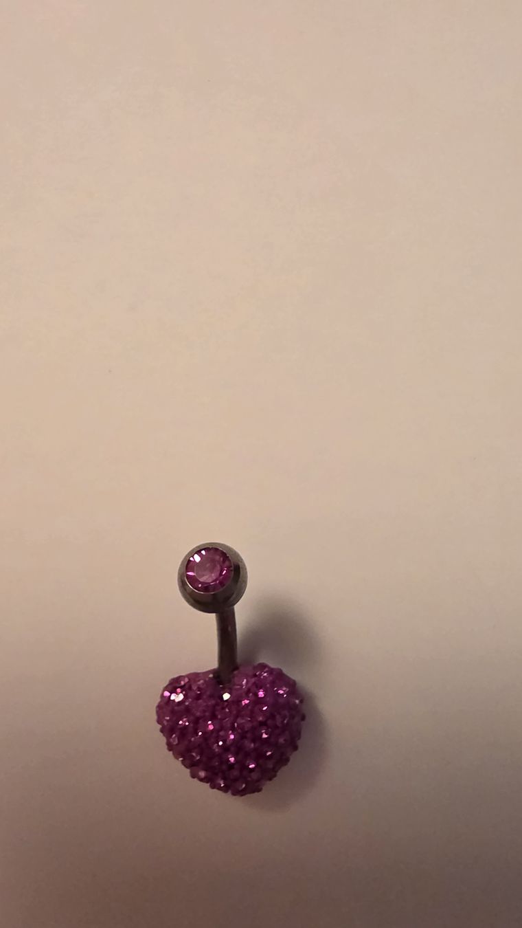Bijoux piercing: lila Bauchnabelpiercing mit Steinen – Neuf (Voir description) à Widen par kev_f5vk 2