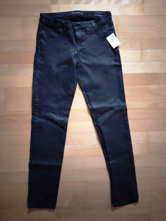 Neue Guess Hose schwarz Python Design Gr. 28 Inch (S)