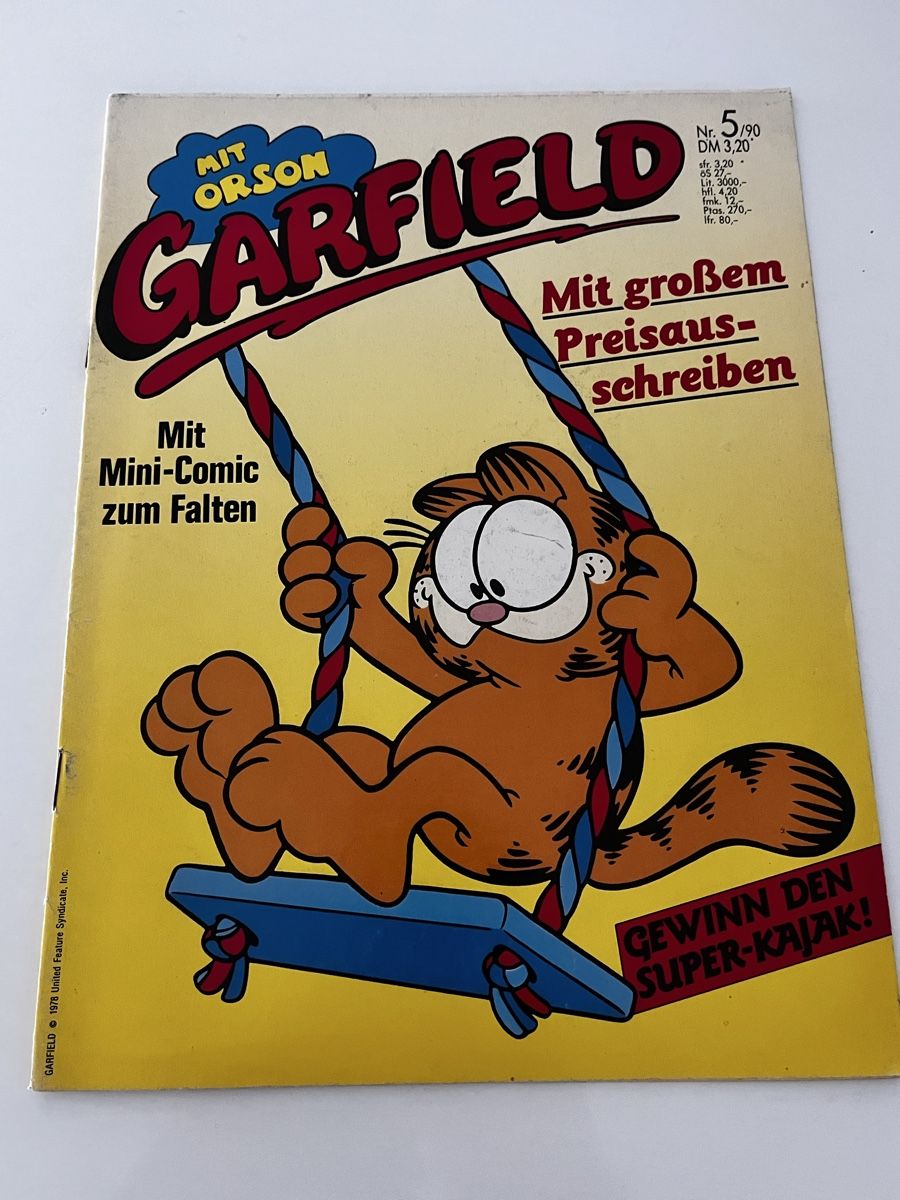 BD: Garfield Comic Nr. 5/90 Kult Klassiker – D'occasion à Recherswil par Solheure66
