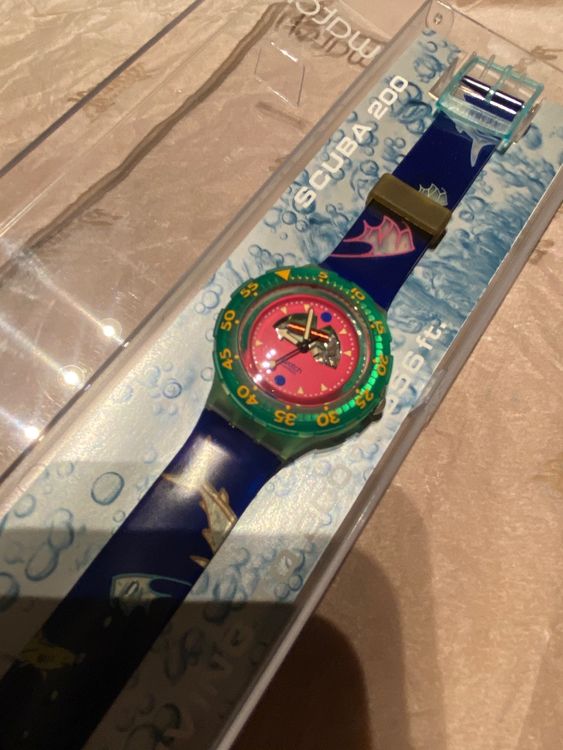 Swatch Scuba 200 Happy Fish Sammlerstück (Neu (gemäss Beschreibung)) in ...