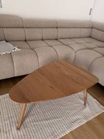 Micasa SINGER Couchtisch massiv Eiche | Mid Century