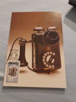 Carte Postale Téléphone Ancien + Timbre - Nostalgie!