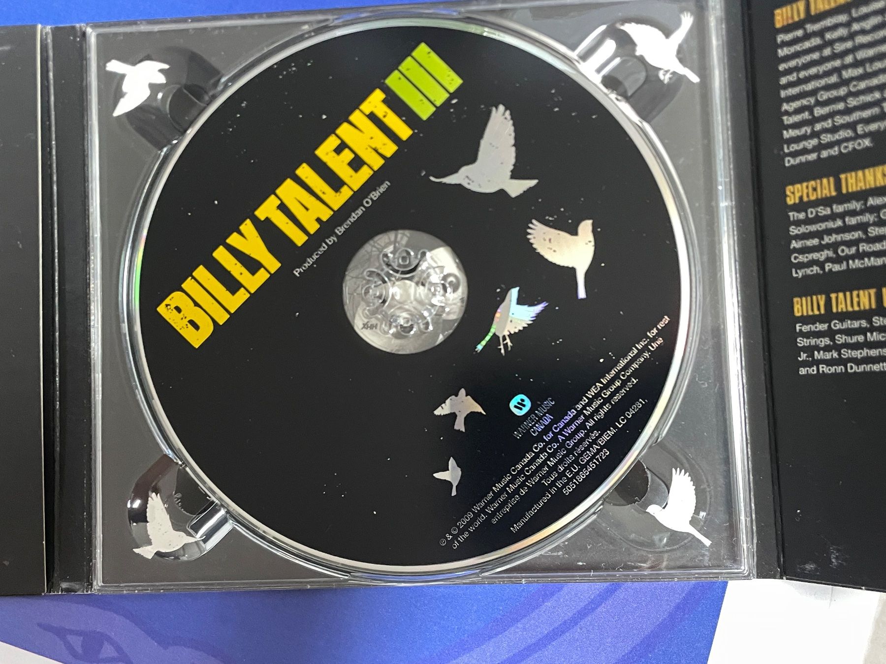 CD: Billy Talent  III –Alternative-Top – Usato da Muri b. Bern venduto da AdidasCollector 2