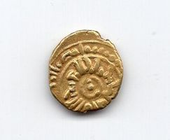 (398) Italien, Sizilien Ruggera ⅠⅠ, 1130-1154, Tari Ø13mm, G