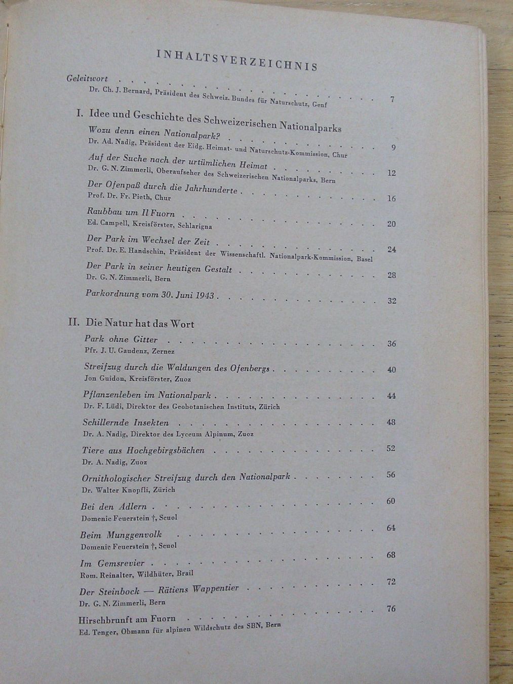 Libri: Der Schweizerische Nationslpark (1949) – Usato da St. Gallen venduto da elkapone 3