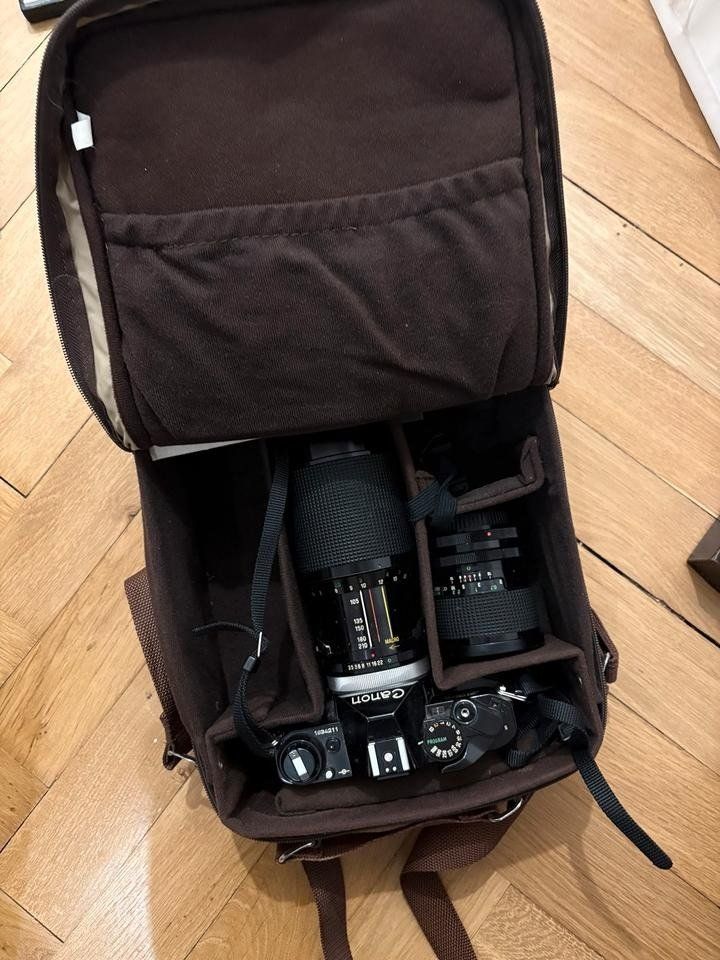 Canon Fotocamera: Canon AE-1 Program analog mit 2 Objektiven, Filtern & Tasche – Usato da Reinach BL venduto da colmarer 5
