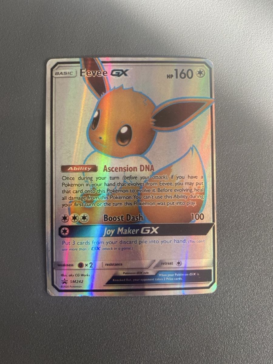 Pokémon Sammelbilder & Trading cards: Eevee GX – Gebraucht aus Tägerig von oiluig83
