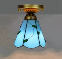 Plafonnier  style Tiffany en vitrail salon, cuisine,chambre