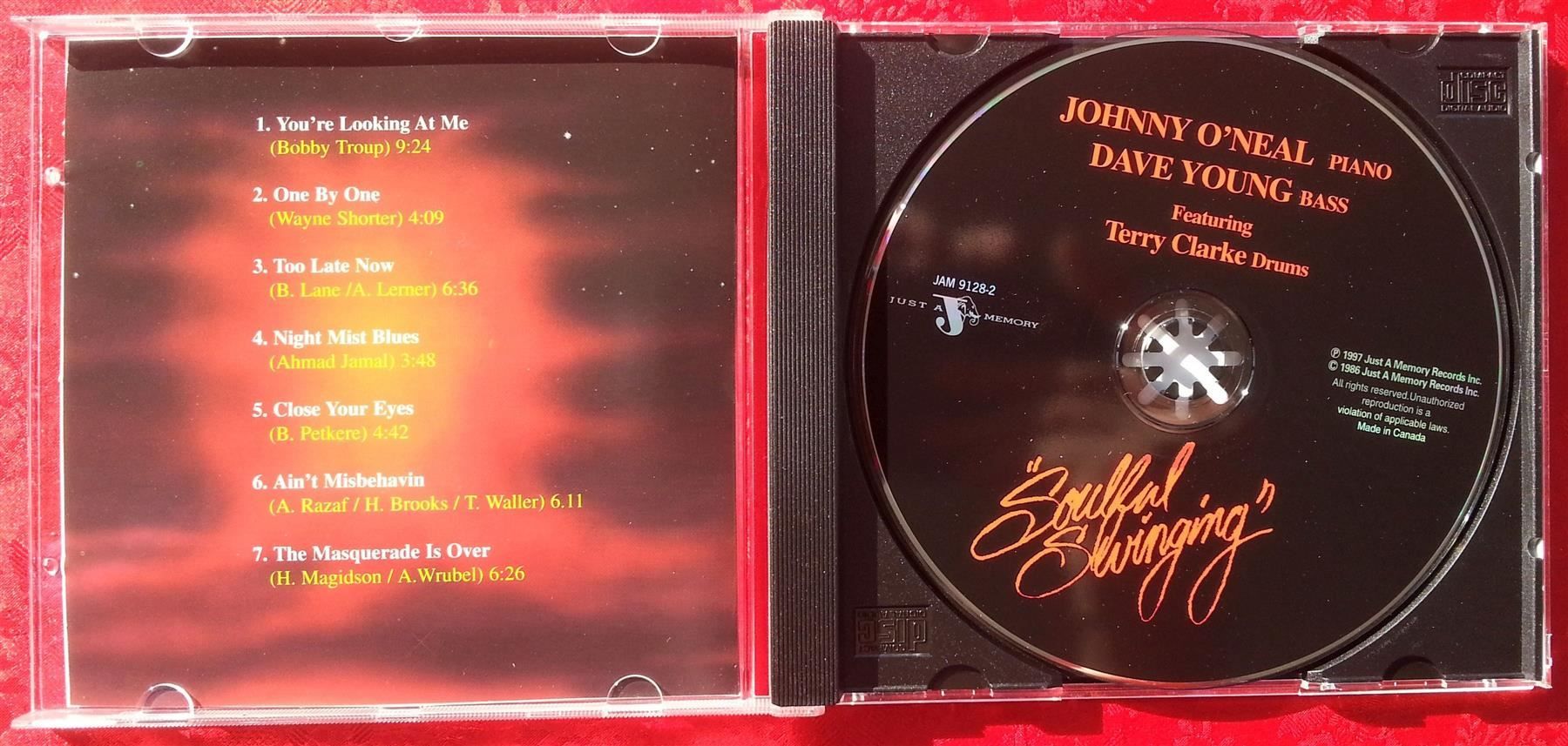 CDs: CD JOHNNY O`NEAL / DAVE YOUNG – Gebraucht aus Oberriet SG von Manick 1