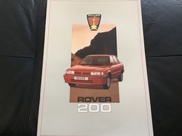 Rover 200 Verkaufsprospekt Holländisch/belgisch 20 Seiten