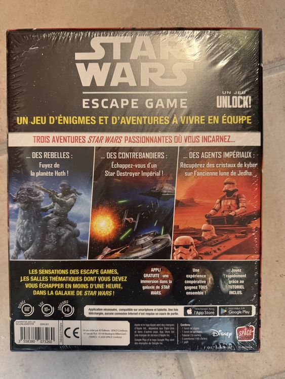 Jeux: Star Wars Escape Game Unlock! NEUF sous blister – Neuf avec emballage d'origine à Martigny par gigikro 1